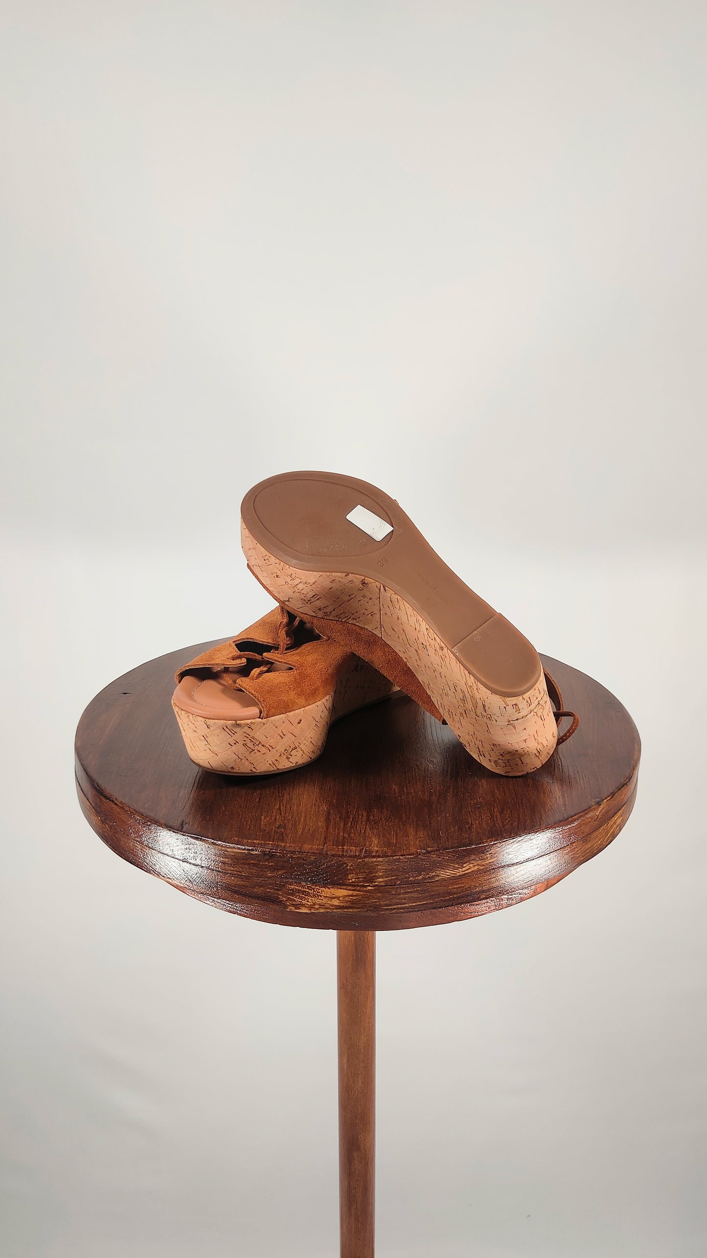 Sandalia con plataforma de corcho