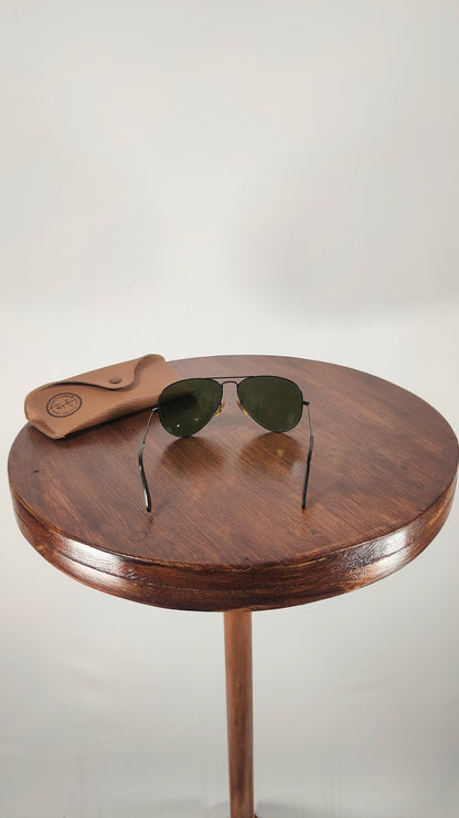 Gafas vintage Ray-ban aviator rb3025 negra