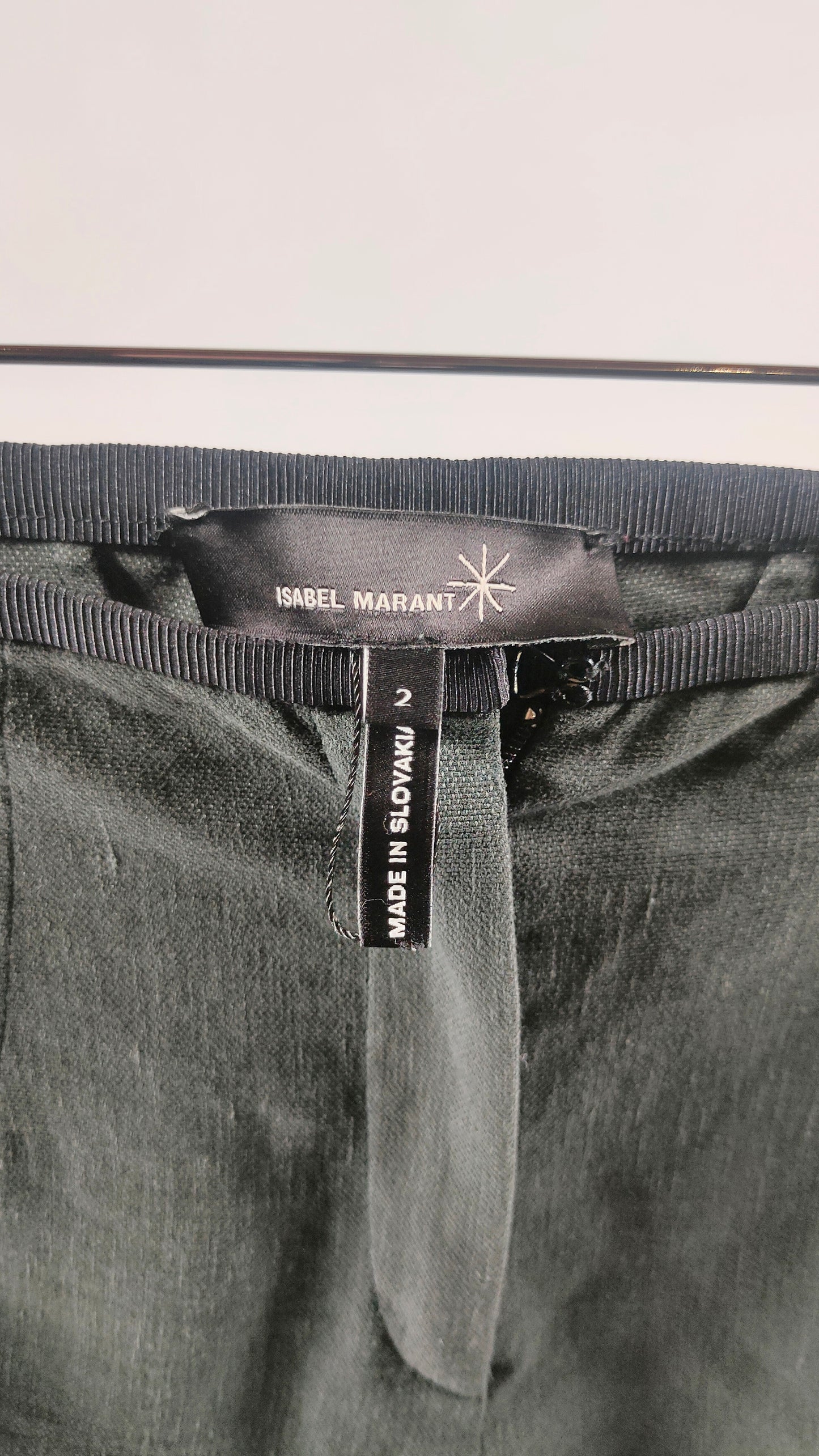 Pantalones Isabel Marant verde oscuro