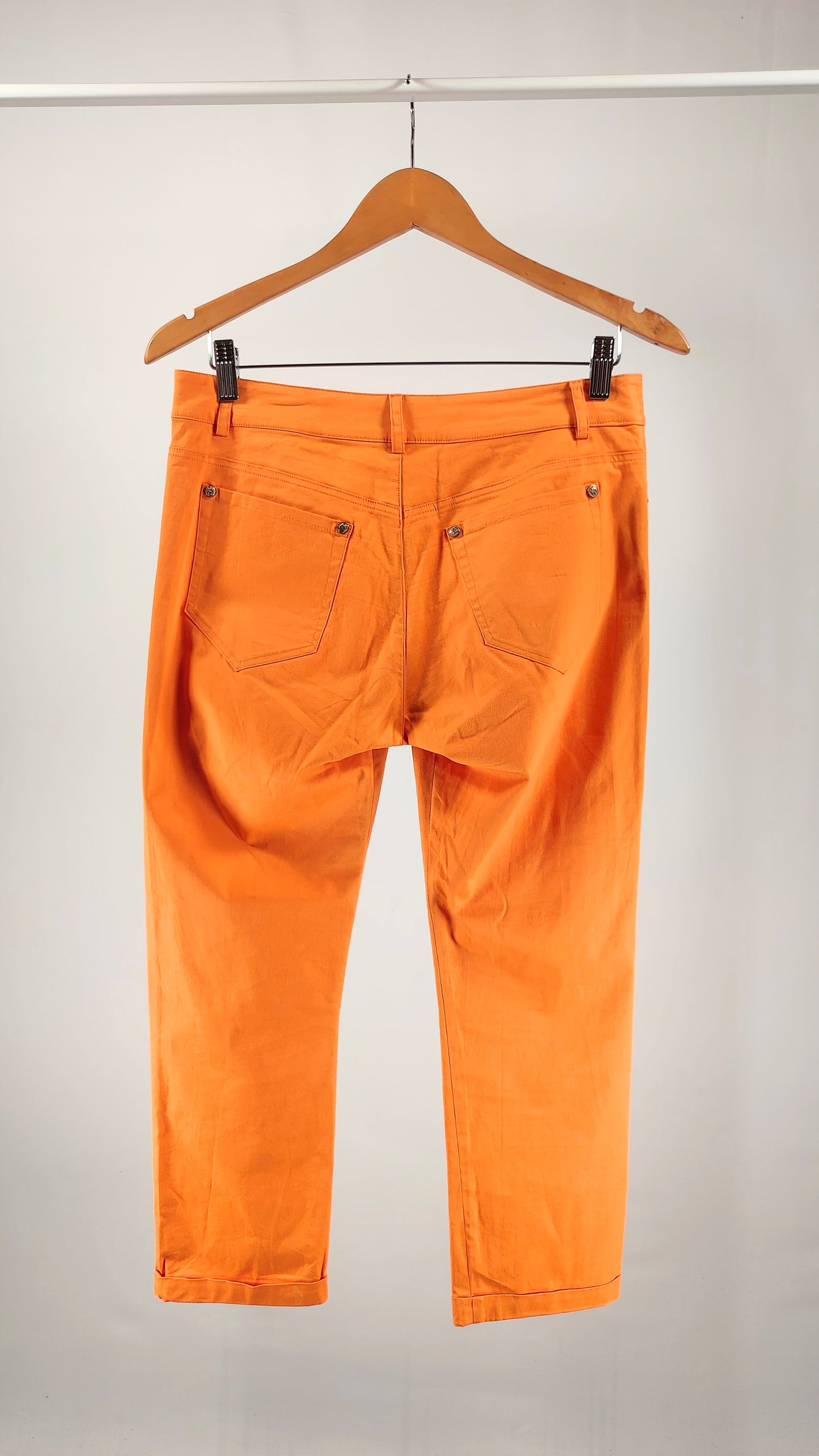Pantalones tobilleros naranja