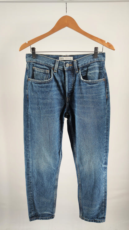 Jeans de cintura alta rectos Zara