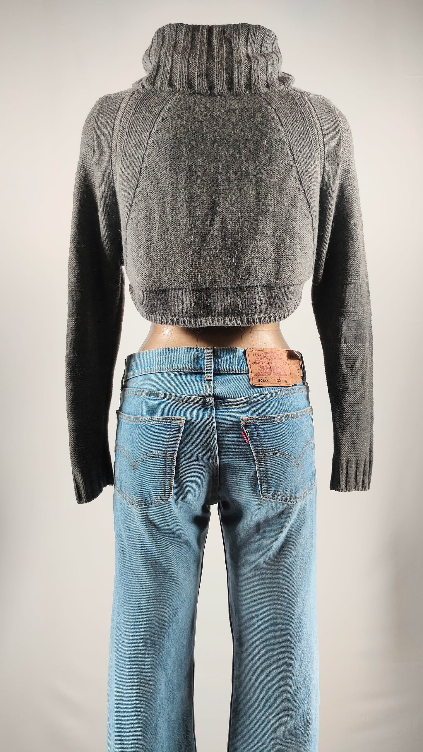 Jersey cropped gris Alpha