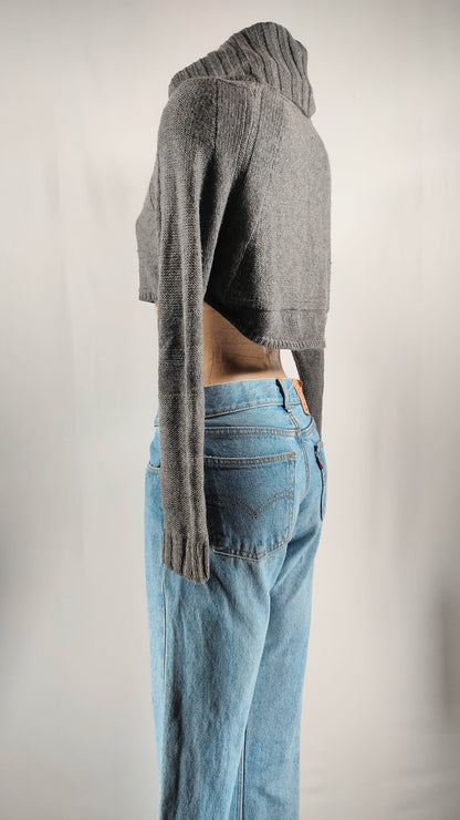 Jersey cropped gris Alpha