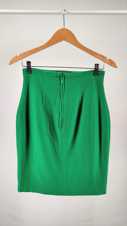 Falda de tubo verde intenso