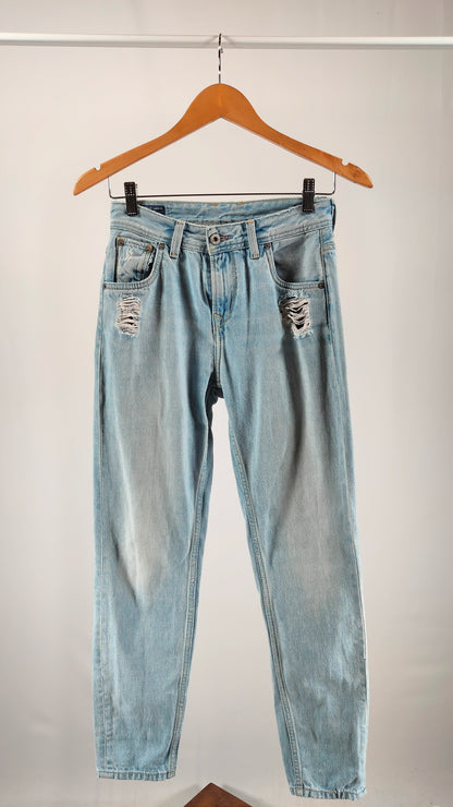 Pepe jeans con efecto rotura debajo bolsillos
